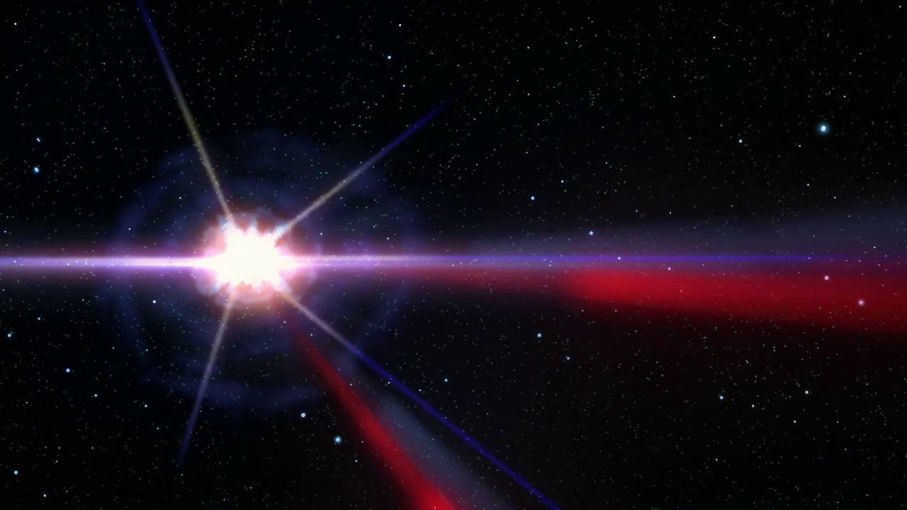 Somewhere; Another star is clarifying.